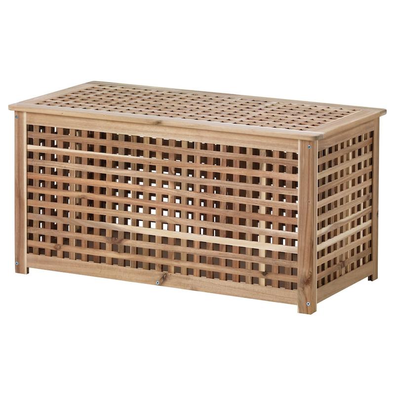 میز جلو مبلی ایکیا مدل HOL چوب اقاقیا 98x50x50 سانتی‌متر