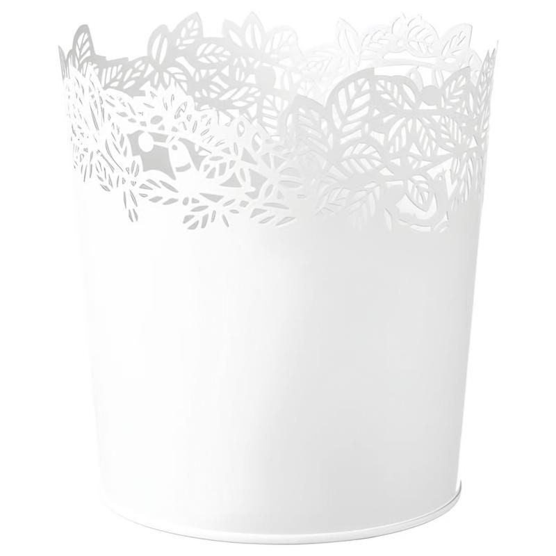 گلدان SAMVERKA ایکیا | استیل گالوانیزه | ارتفاع ۱۴ سانتیمتر