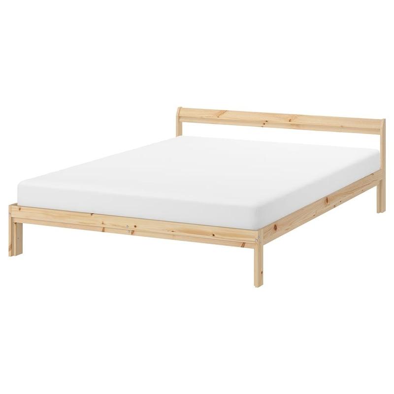 تخت خواب ایکیا مدل NEIDEN چوب کاج 140x200 سانتی‌متر