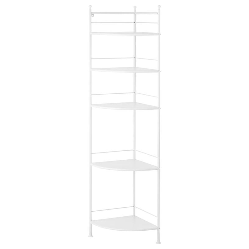 شلف گوشه‌ای ایکیا مدل FROSJON سفید 35x35x156 سانتی‌متر