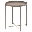 میز سینی‌دار ایکیا مدل GLADOM بژ تیره 45x53 سانتی‌متر