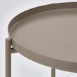 میز سینی‌دار ایکیا مدل GLADOM بژ تیره 45x53 سانتی‌متر