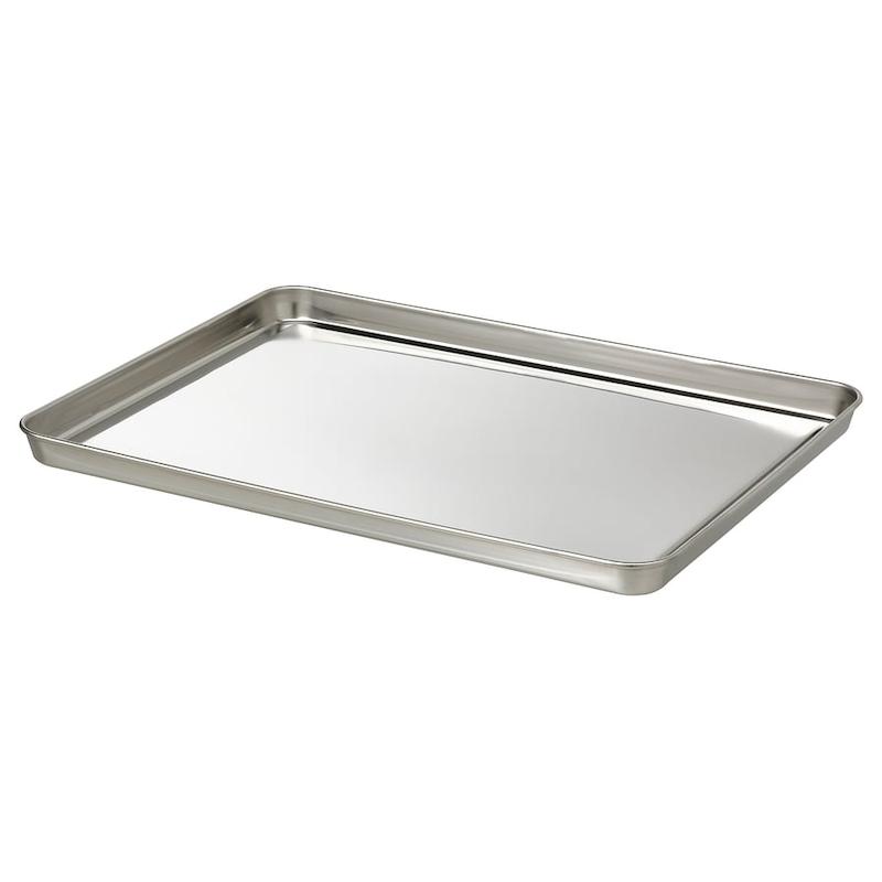 سینی سرو ایکیا مدل GRILLTIDER | استیل ضدزنگ | 40x30 سانتی‌متر