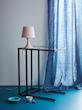پایه لپ‌تاپ ایکیا مدل VITTSJO | مشکی-قهوه‌ای/شیشه‌ای | 35x55x65 سانتی‌متر