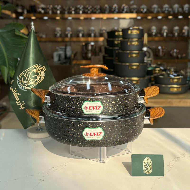 تابه دو دسته سویینگ eviz