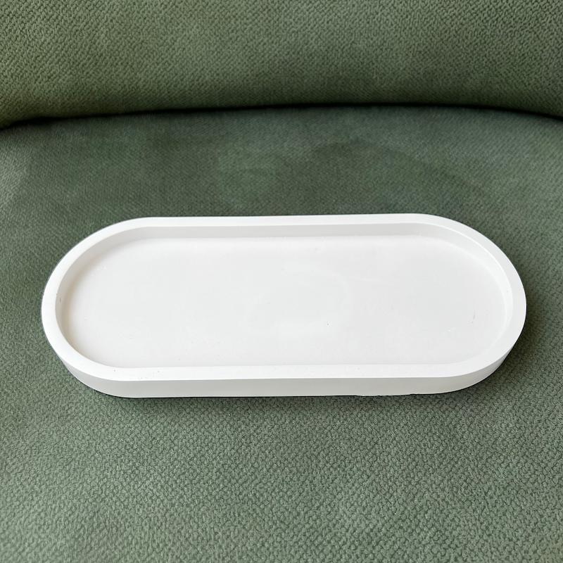 دکوری سینی بیضی لبه دار 24cm 