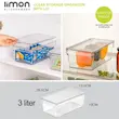 نظم‌دهنده یخچال و کابینت درب‌دار ۳ لیتری لیمون کد 2152