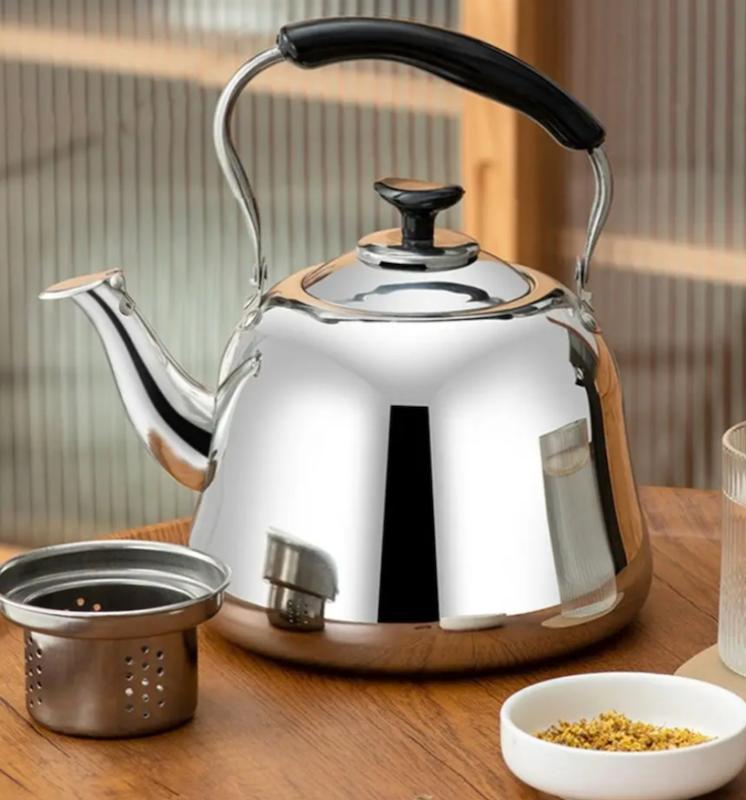 کتری استیل مدل سوتی گنجایش ۴ لیتر