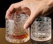 نیم لیوان چرخشی طرح گل دست ۶ عددی