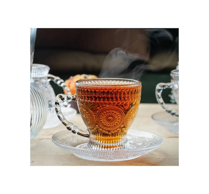  ست فنجان و نعلبکی طرح زارا هوم 12پارچه