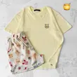 ست تیشرت و شلوارک طرح‌های مختلف🧸