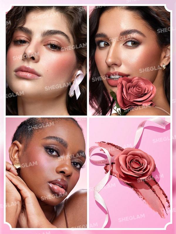 رژ گونه پودر ریبن رز شیگلم | Ribbon Rose Powder blush Sheglam