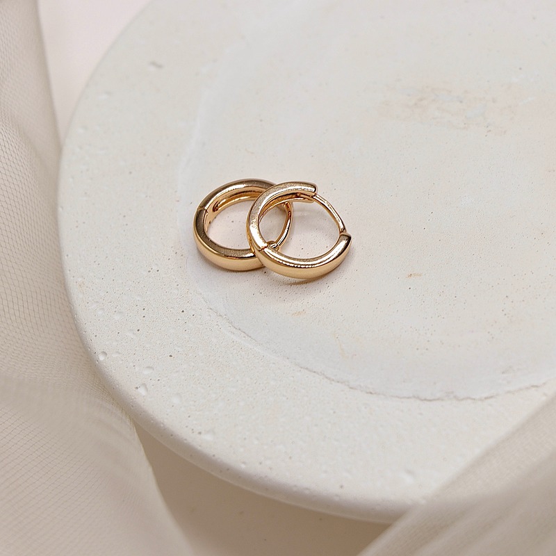 گوشواره حلقه ای ساده برند ژوپینگ کد003157