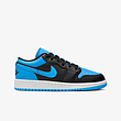 Air Jordan 1 Low 'Black University Blue' Gs