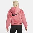 Nike Womens Sportswear Essential Faux Fur Jacket 'Archaeo Pink'