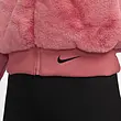 Nike Womens Sportswear Essential Faux Fur Jacket 'Archaeo Pink'