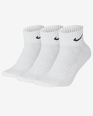 Nike Cushioned Ankle Socks (White / 3 Pairs)