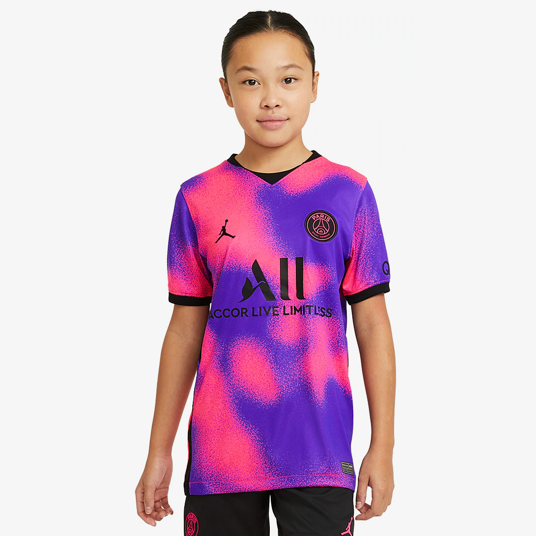 Jordan x Paris Saint-Germain Kids 4th Stadium Shirt - Hyper Pink/Black