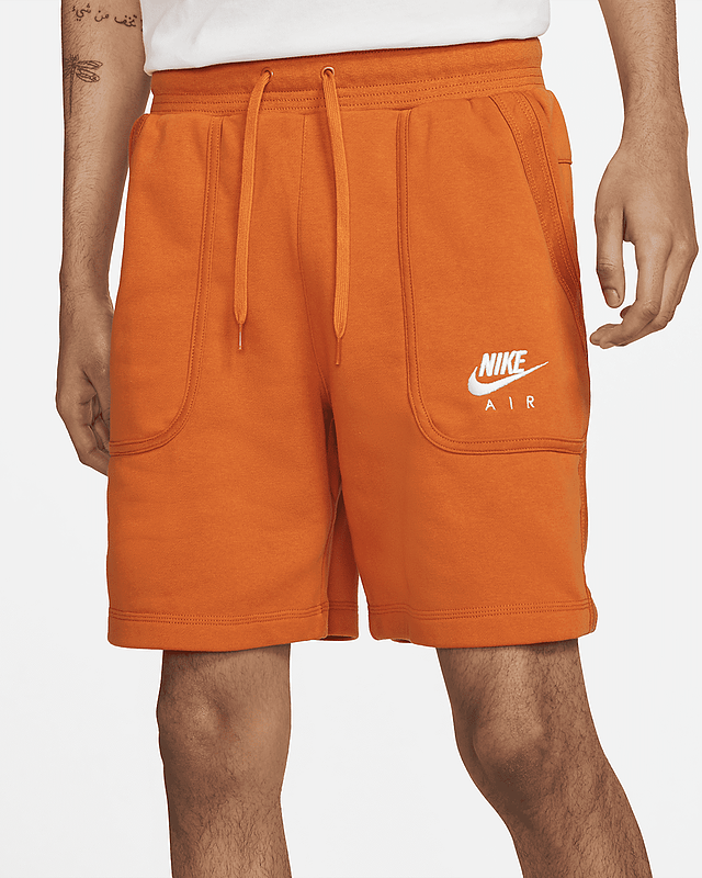 Nike Air French Terry Men's Shorts Orange