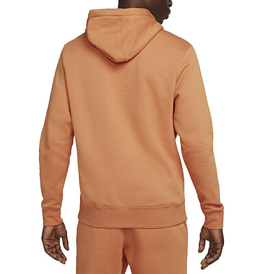 Nike Sportswear Club Fleece Pullover Hoodie (Orange)