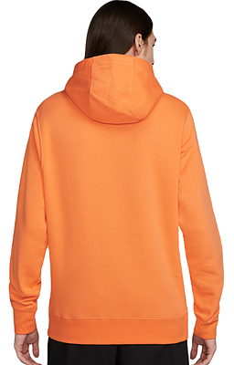 Nike Sportswear Club Fleece Pullover Hoodie (Orange)