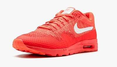 'Nike Air Max 1 Ultra Flyknit 'Bright Crimson