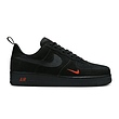 'Nike Air Force 1 Low 'Black Suede Orange