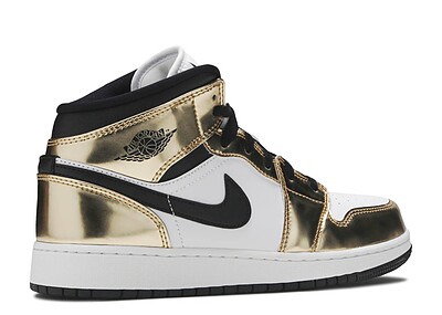 'Air Jordan 1 Mid 'Metallic Gold