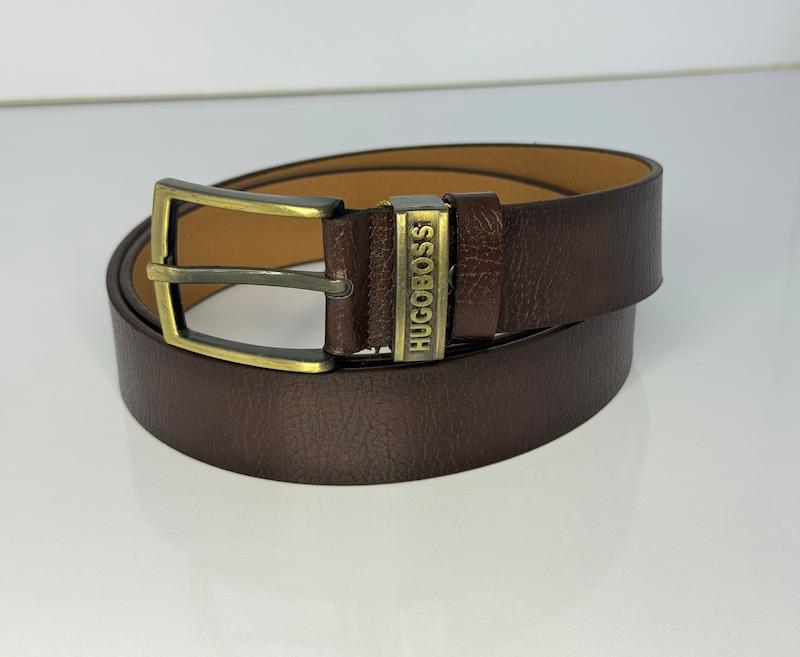 کمربند مردانه چرم مصنوعی (فوم) طرح HUGOBOSS کد 1142