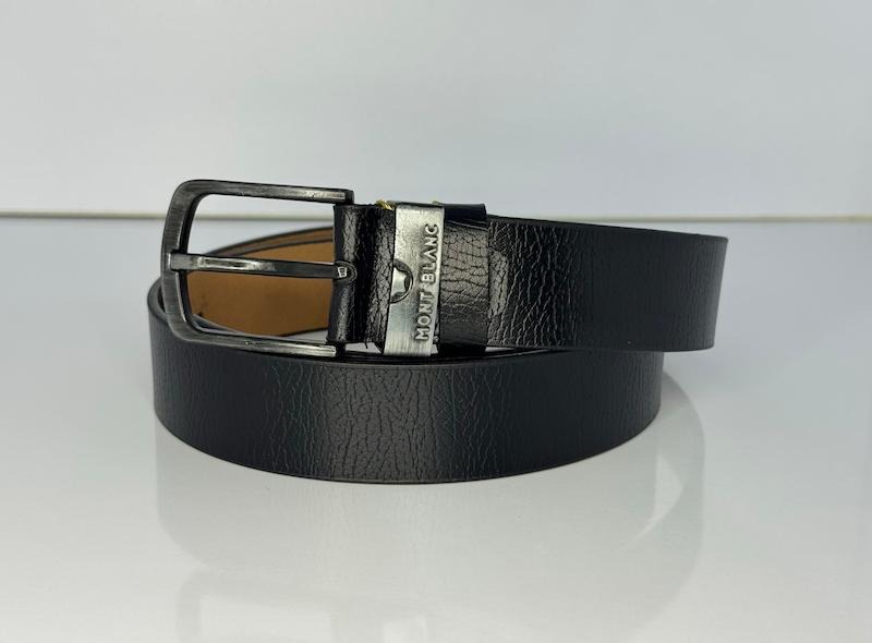 کمربند مردانه چرم مصنوعی (فوم) طرح  MONT BLANK کد 1143