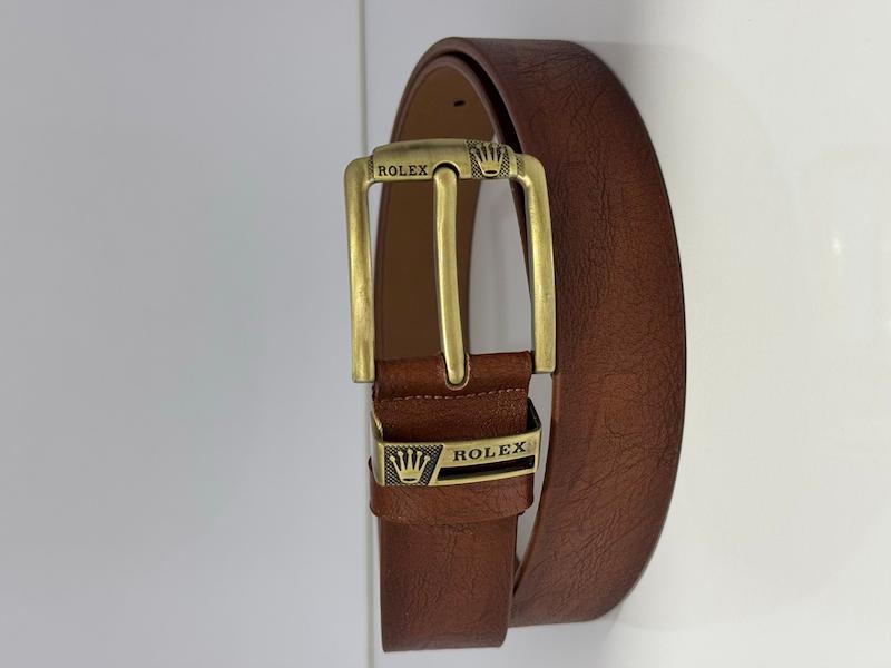 کمربند مردانه چرم مصنوعی(فوم) طرح رولکس ROLEX کد ۱۰۰۶