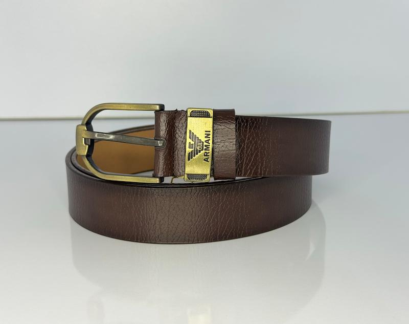 کمربند مردانه چرم مصنوعی (فوم) طرح  ARMANI کد 1151