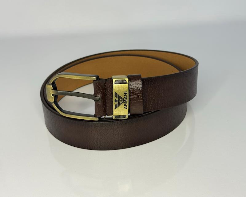 کمربند مردانه چرم مصنوعی (فوم) طرح  ARMANI کد 1151