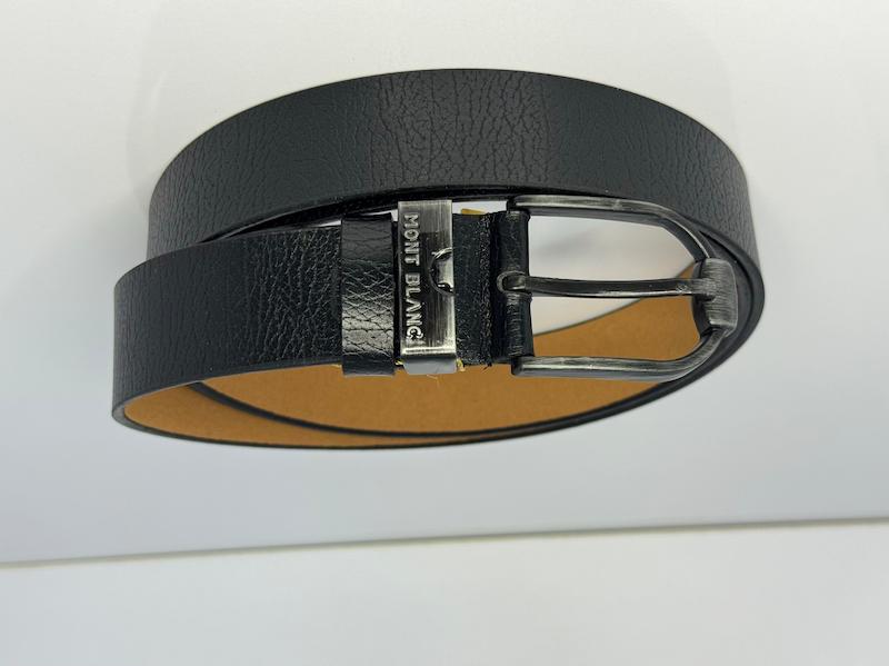 کمربند مردانه چرم مصنوعی (فوم) طرح MONT BLANK کد 1156