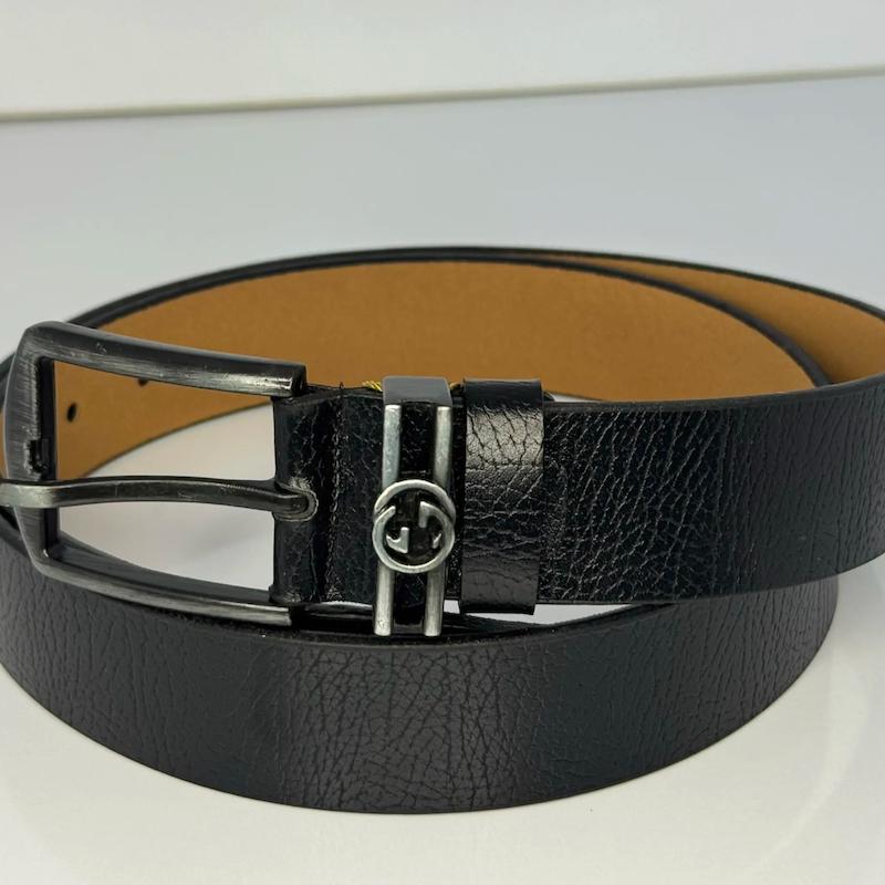 کمربند مردانه چرم مصنوعی (فوم) طرح GUCCI کد 1157