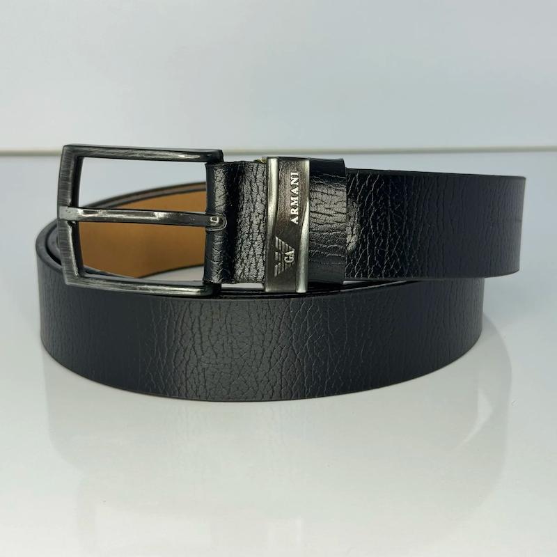 کمربند مردانه چرم مصنوعی ( فوم) طرح ARMANI کد 1158