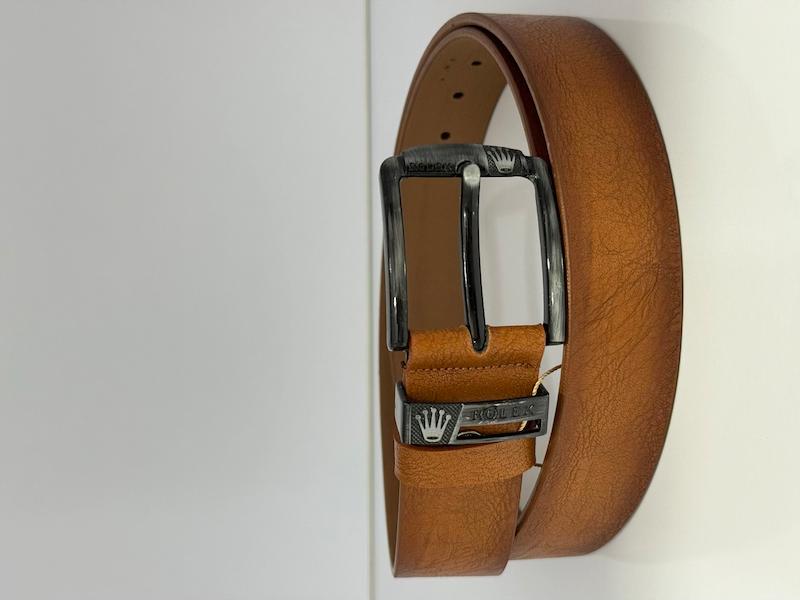 کمربند مردانه چرم مصنوعی(فوم) طرح رولکس ROLEX کد ۱۰۰۶