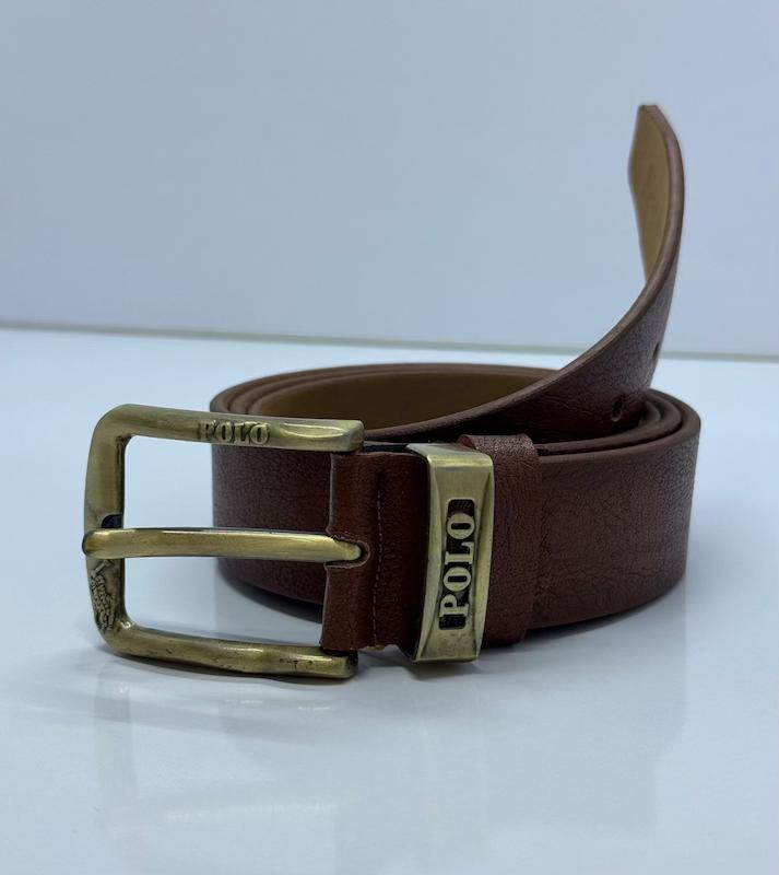کمربند مردانه چرم مصنوعی (فوم) طرح پولو POLO  کد 1001