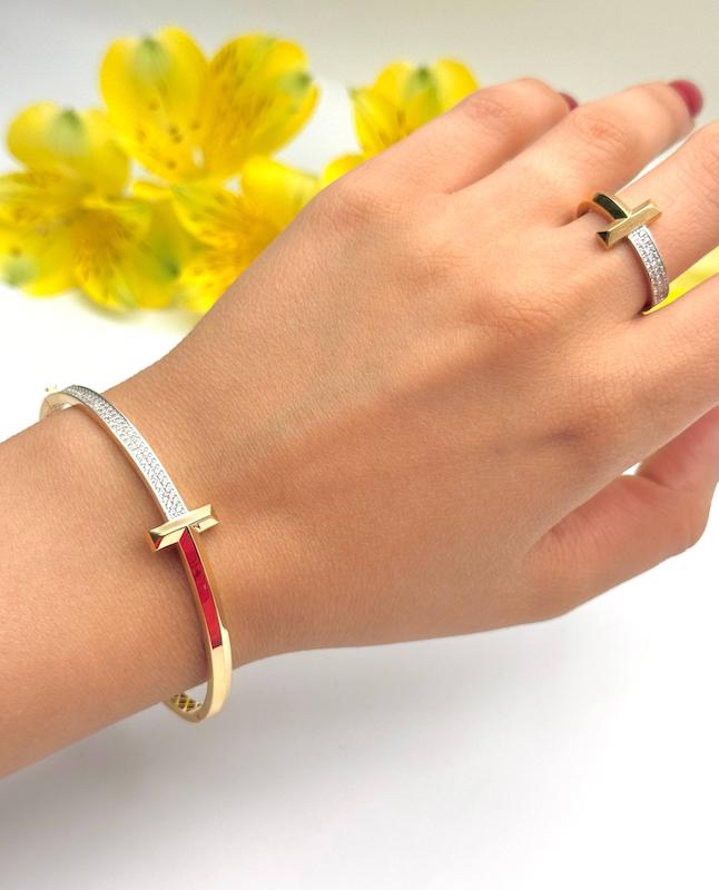 دستبند طلا تیفانی