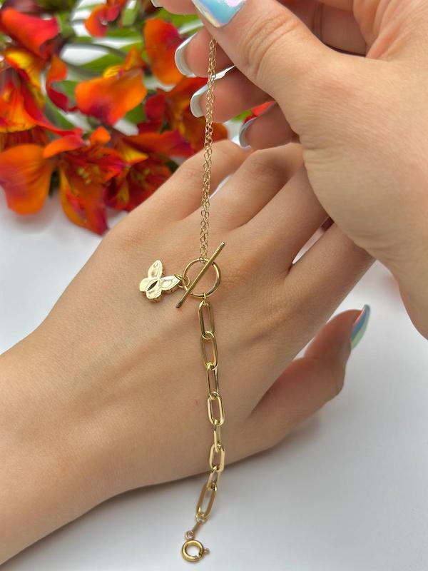 دسبندطلا اویز پروانه