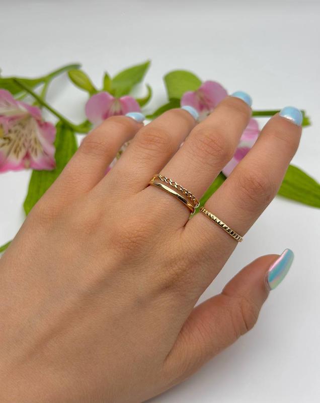 انگشتر طلا مینیمال