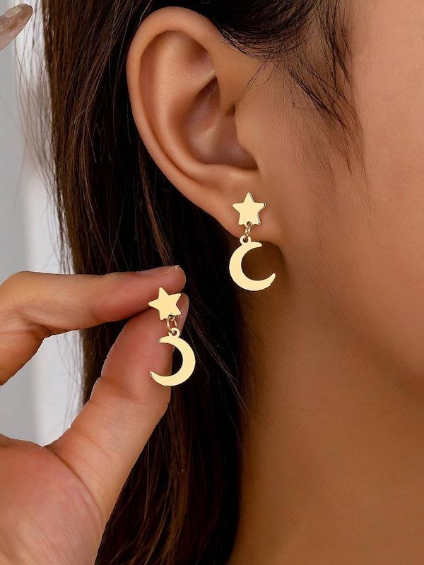 گردنبند طلا ماه ستاره