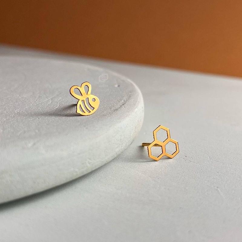 گوشواره طلا مینیمال