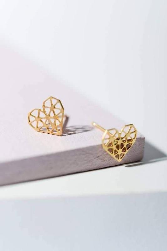 گوشواره طلا قلب