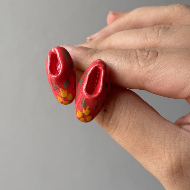 گوشواره طرح گیوه