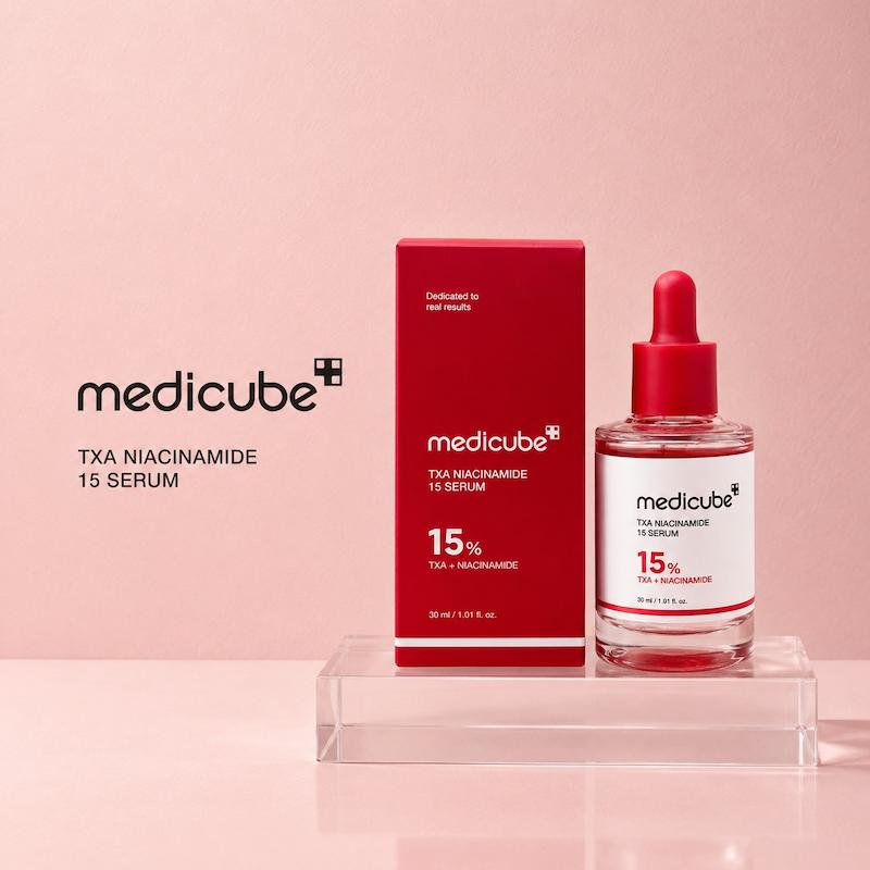 سرم ضدلک و روشن‌کننده مدی‌کیوب TXA Niacinamide 15