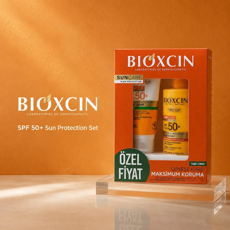 پک ضدآفتاب SPF50+ پوست چرب BIOXCIN