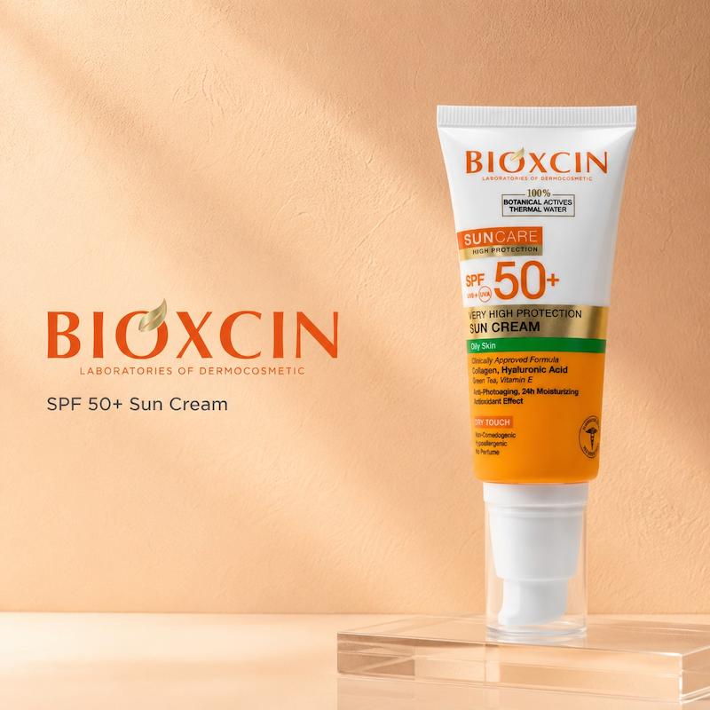 کرم ضدآفتاب SPF50+ پوست چرب BIOXCIN