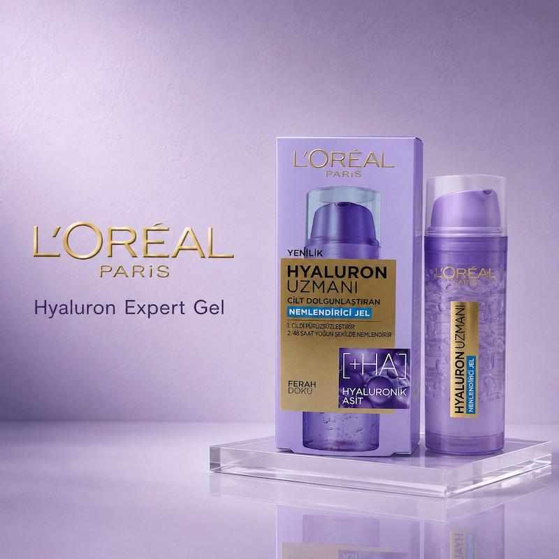 ژل آبرسان هیالورون اکسپرت L‘OREAL