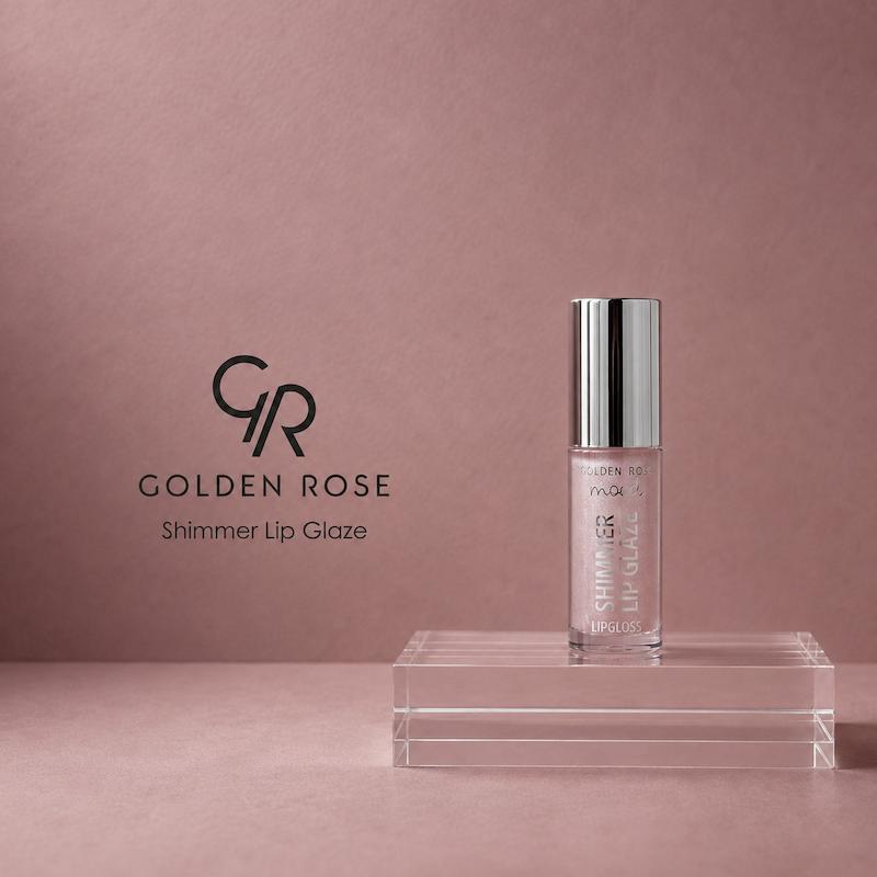 لیپ گلاس شاین‌دار گلدن رز مدل Shimmer Lip Glaze